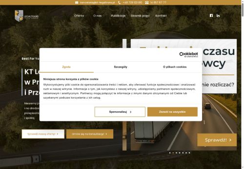 Kancelaria Transportowa
LEGALTRANS Sp. z o.o.